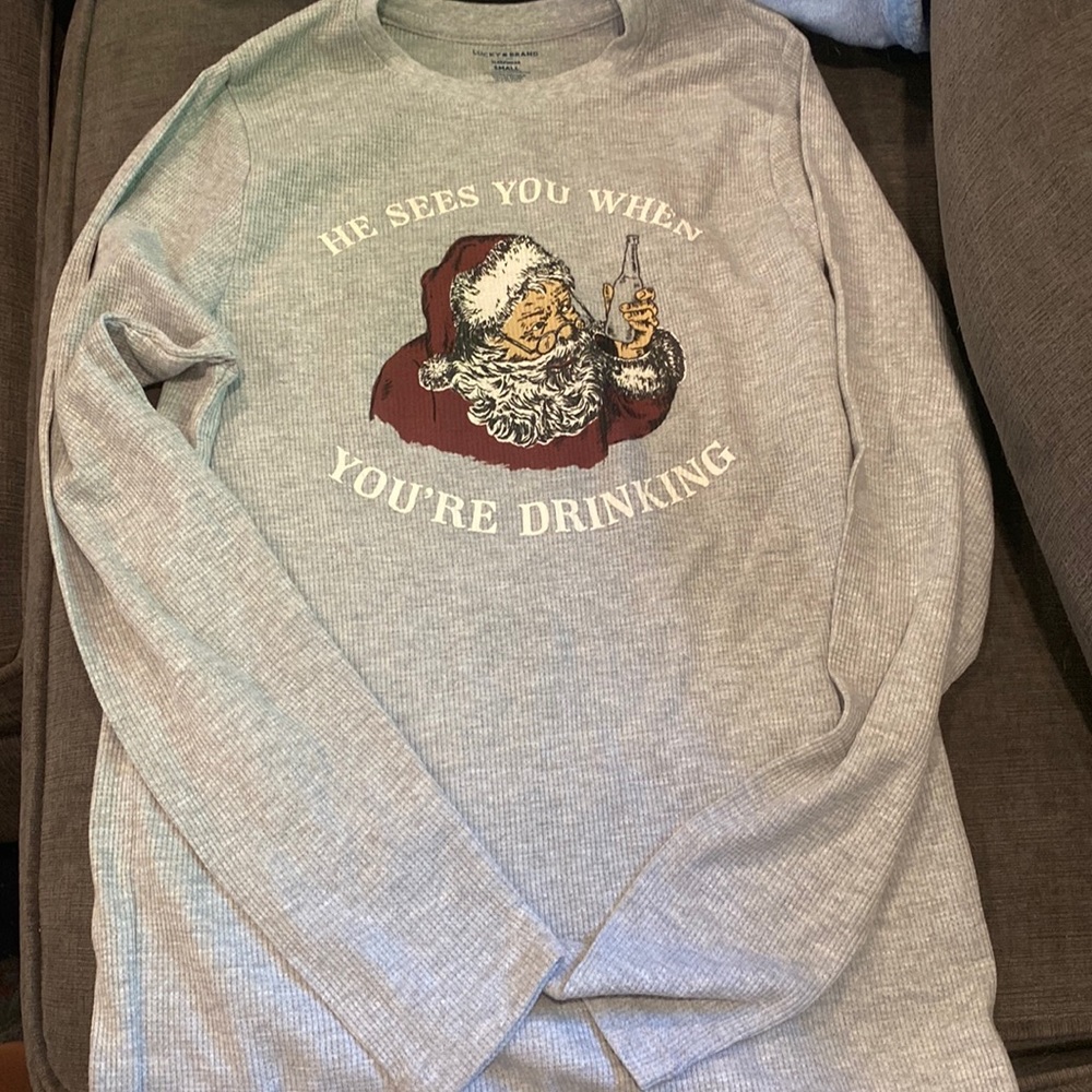 Funny Santa sleep shirt